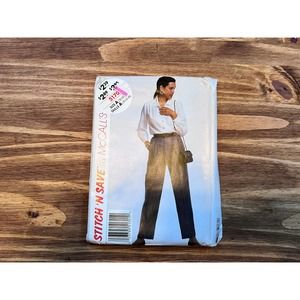 McCall’s 5170 Uncut ladies top and pants sewing pattern size A 10-12-14
